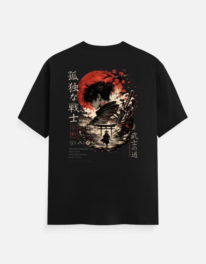 孤独戦士 (Kodoku Senshi) – Lone Warrior Tee - 3